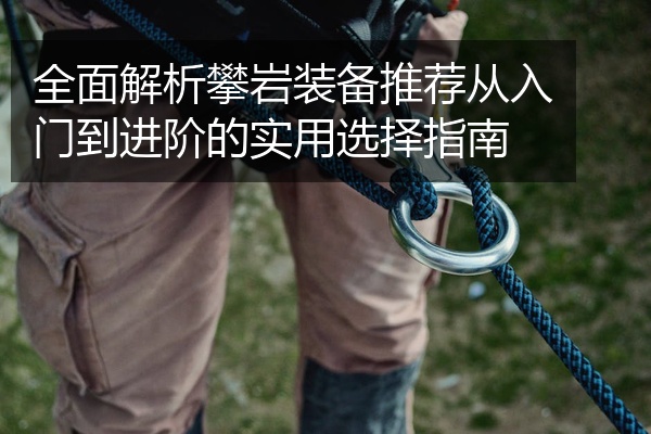 全面解析攀岩装备推荐从入门到进阶的实用选择指南